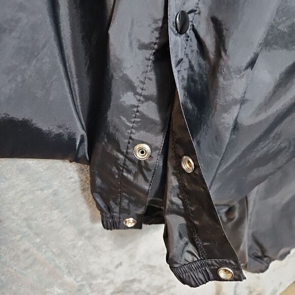 Pinnacle Mens XL Nylon Pants Breakaway Snap Sides Black Outdoor jogger style - Picture 3 of 12